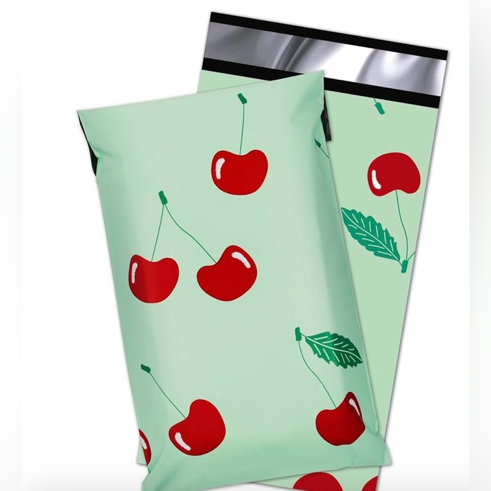 Poly Mailers 6” x 9” Cherry 🍒 Print pack of 25 pack.